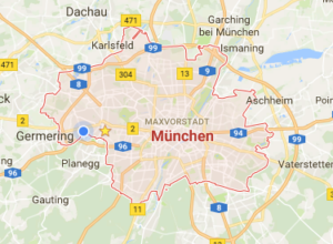 Unser Anfahrtsgebiet befindet sich mitunter in München.